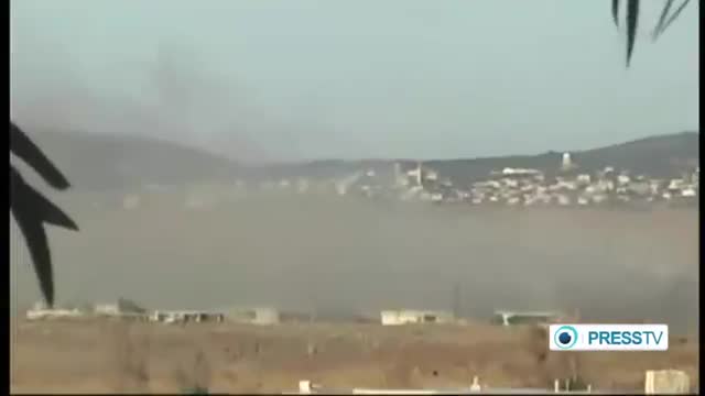 [17 Aug 2014] Syrian army trying to cut militant supply lines in southern parts of country - English