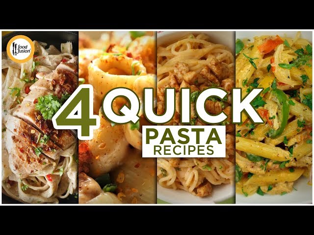 [Quick Recipes] 4 Quick Pasta (Ramzan Special) - English Urdu 