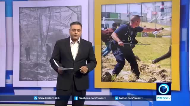 [23 October 2016] French police teargas refugees in Calais camp | Press TV English