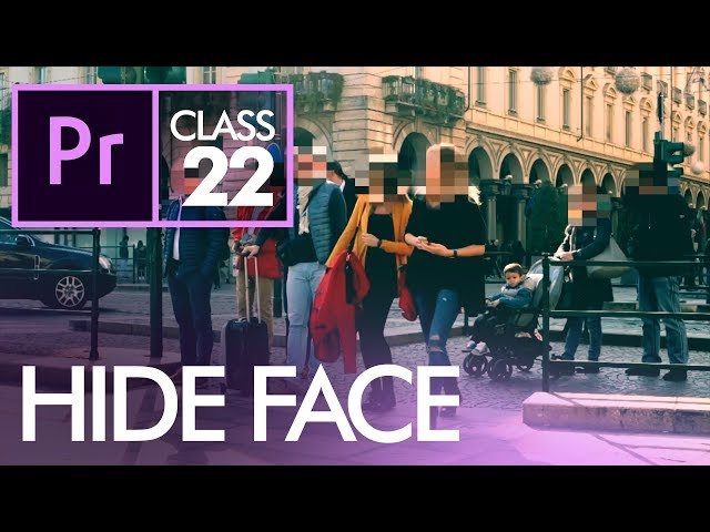Hide Face in Video - Adobe Premiere Pro CC Class 22 - Urdu / Hindi