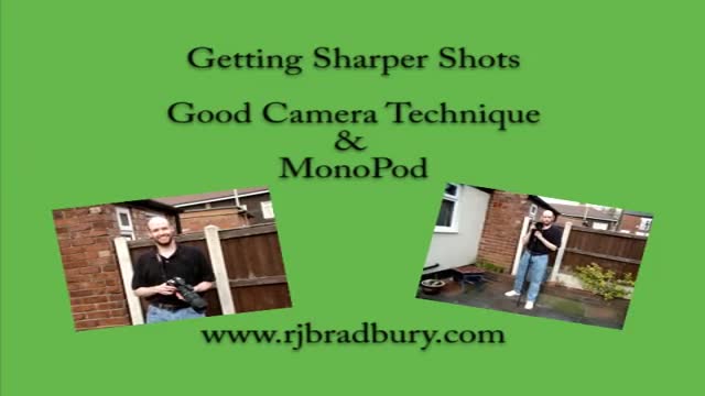 {21} [How To use Canon Camera] Camera Techniques and Monopod - English