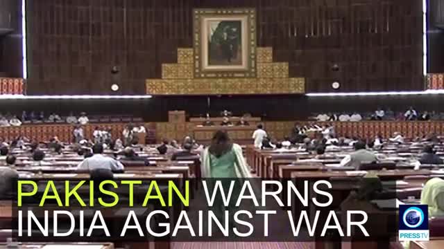 [28th September 2016] Pakistan parliament warns India against war | Press TV English