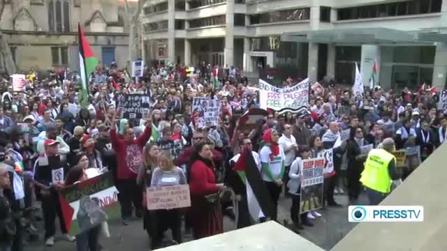 [27 July 2014] Sydney protesters hold fresh anti-Israel rally - English