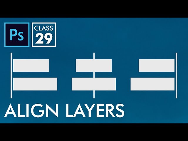 Align Layers | Adobe Photoshop for Beginners Last Class 29 | Urdu / Hindi