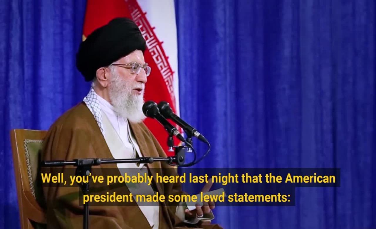[Clip] Imam Khamenei\'s message to Trump after his withdrawal from JCPOA - English