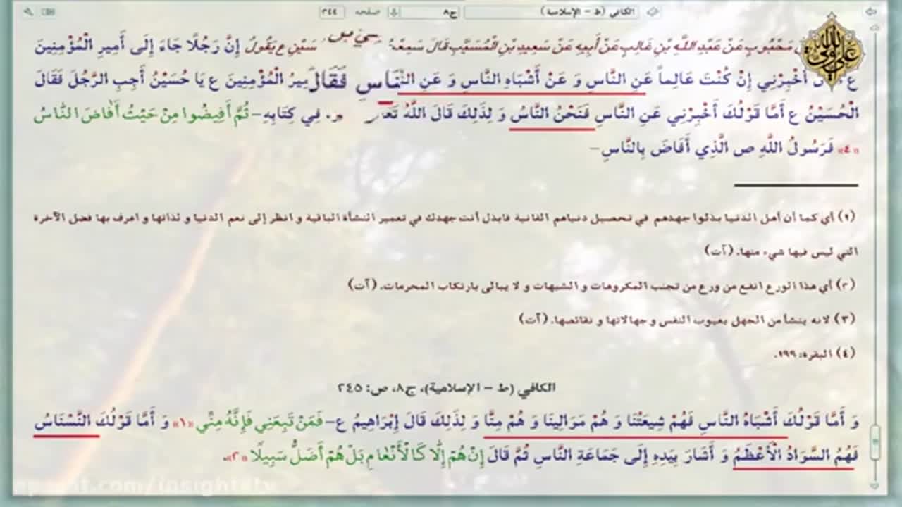 The Thematic Commentary On The Holy Quran - 050 - Naas,Semi-Nass, Nasnaas = الناس،أشباه الناس و النسناس - English