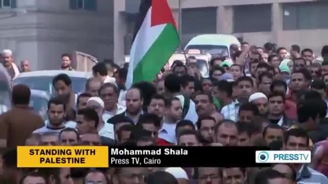 [25 July 2014] Egyptians protest in support of Gaza - English