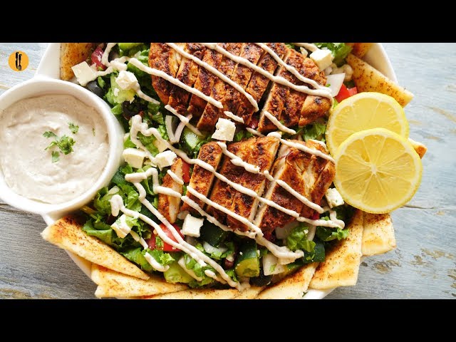 Quick Recipes - Shawarma Salad Recipe - English Urdu