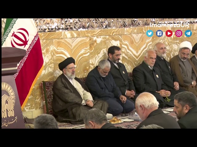 Qasim Soleimani In Holy Shrine of Imam Reza as - Urdu