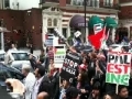 Demonstration in London against attack on Freedom Flotilla - 31May2010 - English