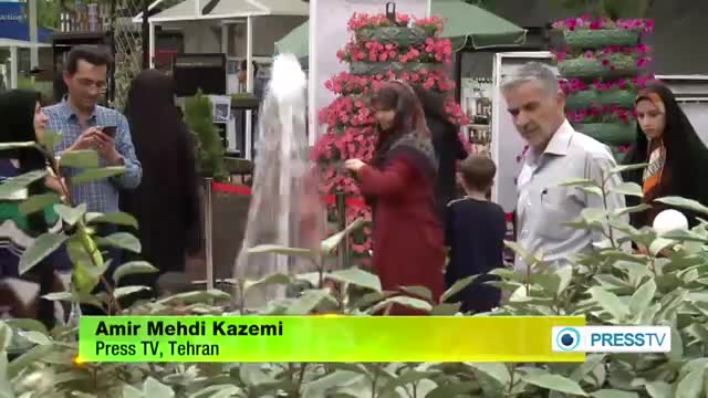 [20 Ma 2014] Massive turnout at Tehran\'s spring flora expo - English