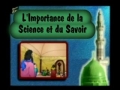 Importance de la science et du savoir - Francais French