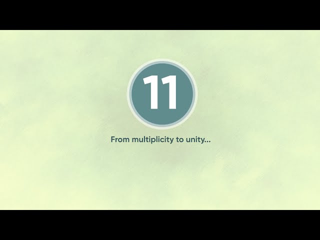 From multiplicity to unity | English