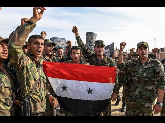 [16/10/19] Syrian army troops take full control of Manbij - English