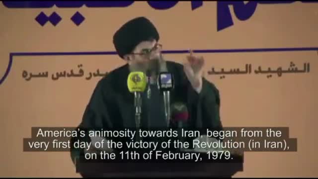 US does not care whether you are Sunni or Shia Imam Khomeini - Arabic sub English