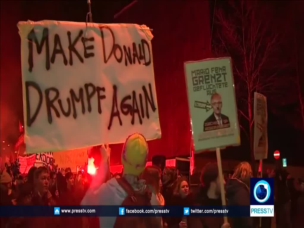 [24 January 2018] Thousands march against Trump in Zurich, other cities - English