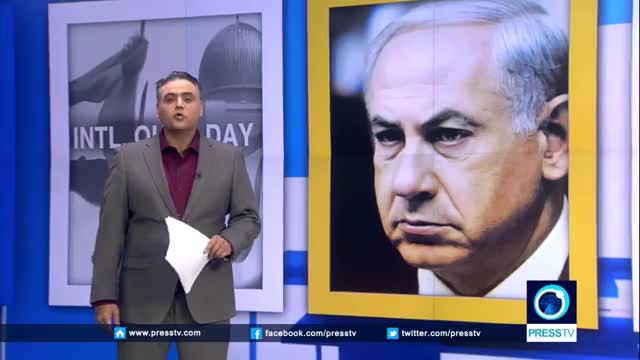 [1st July 2016 Quds Day] Netanyahu rejects  that settlements prevent peace | Press TV English
