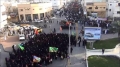 تصوير جوي للحشود في مسيرة الرسول الأعظم (ص) العزائية 1434 Arabic