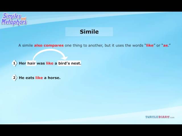 What is a Simile & How to Use Them To Excite Your Writing | Grammar for Kids | English