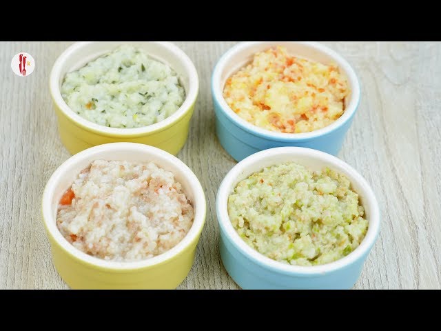 [Quick Recipes] 4 Meal ideas for toddlers with rice (khichdi) - English and Urdu