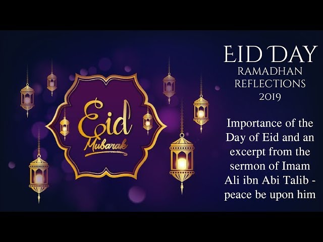Returning Back to God - Ramadhan Reflections 2019 [Eid Day] - English