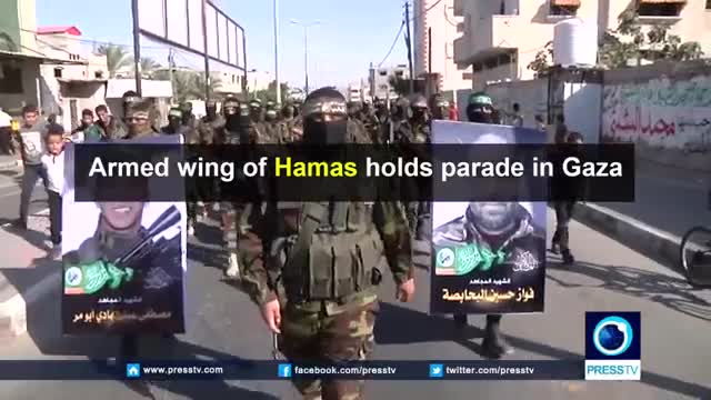 [22nd August 2016] Armed wing of Hamas holds parade in Gaza | Press TV English