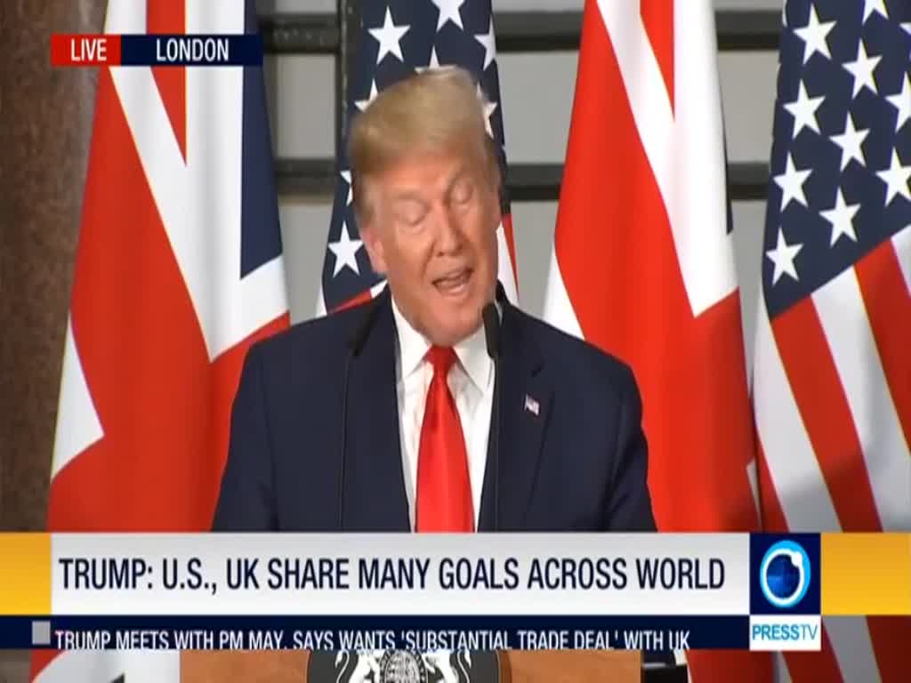[4 June 2019] UK’s PM May, U.S. president Trump hold press conference in London - English