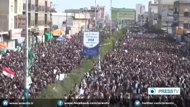 [28 April 2015] Yemenis denounce Saudi aggression against their country - English