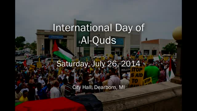 {02} [Al-Quds 2014][AQC] Dearborn, MI | Speech : Imam Mohammad Mardini | English