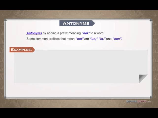 What are Antonyms? | Grammar for Kids | English