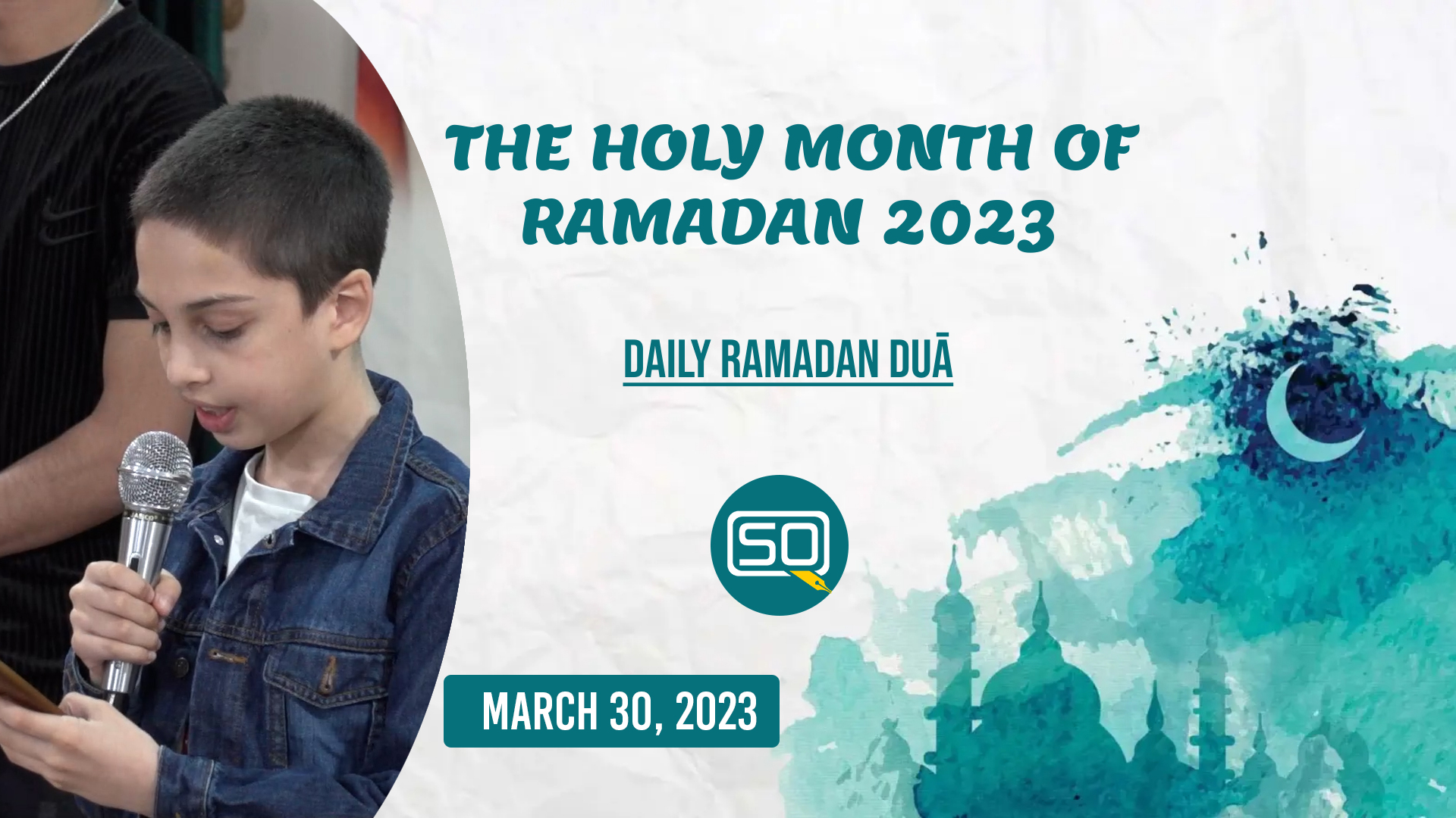(30March2023) Daily Ramadan Dua | THE HOLY MONTH OF RAMADAN 2023 | Arabic English Farsi