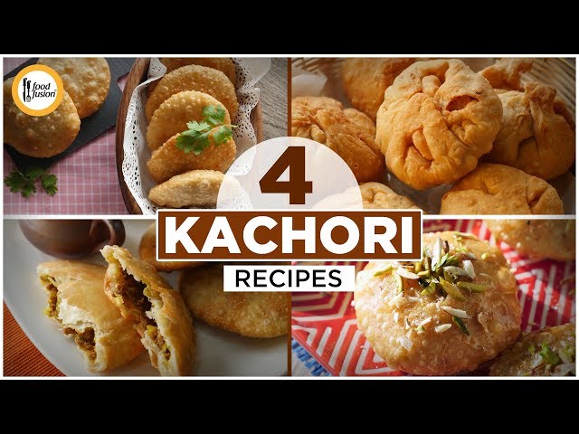 [Quick Recipe] 4 types of Kachori (Ramzan Special Recipes) - English Urdu 