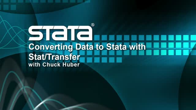 01. Converting Data to Stata® with Stat_Transfer - YouTube - English