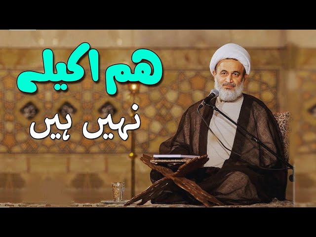[Clip] Ham akely nahi hai | Agha Ali Reza Panahian Farsi sub Urdu
