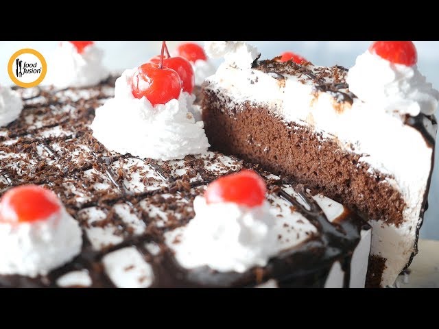 Quick Recipes - Black Forest Cake Recipe - English Urdu