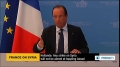 [06 Sept 2013] Hollande: Any strike on Syria will not be aimed at toppling Assad - English
