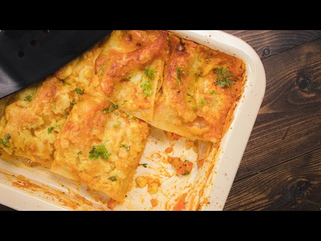Veg Lasagna Recipe - How to make Healthy Vegetarian Lasagna English
