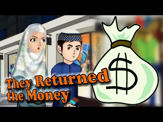 Abdul Bari Muslims Islamic Cartoon for children - They Returned the Money- English
