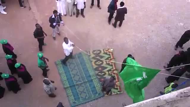 Flag Hoisting Ceremony At Husainiyyah Baqiyyatullah - HAUSA
