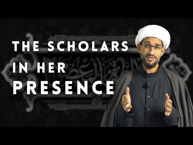 The scholars in her presence | English