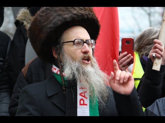 Rabbi Dovid Feldman NKI Speaking at Toronto Hands Off Jerusalem Al-Quds Rally Dec.09 2017 -English