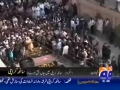 Funeral Procession for Martyrs of Ashura Blast - GeoTV Report - 29Dec09 - Urdu