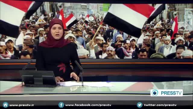 [01 May 2015] Yemenis lold sit-in at Sana\'a intl. Airport - English