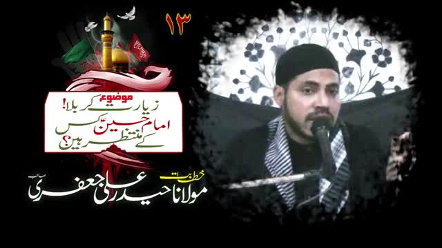 [Clip 13] Ziarate Karbala - Imam Hussain a.s. Kiske Muntazir Hain - H.I. Haider Ali Jaffri - 2016/1438 - inQiLaBi Media 