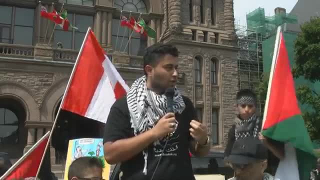 [Canada Quds Day 2014] Toronto Al-Quds Day Rally 2014- Speech by Br. Salah Khalaf - English
