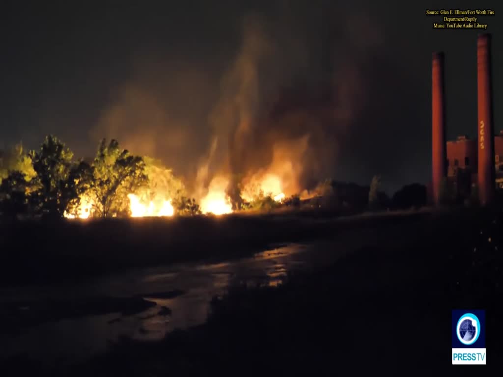 [25 April 2019] Train transporting ethanol catches fire - English