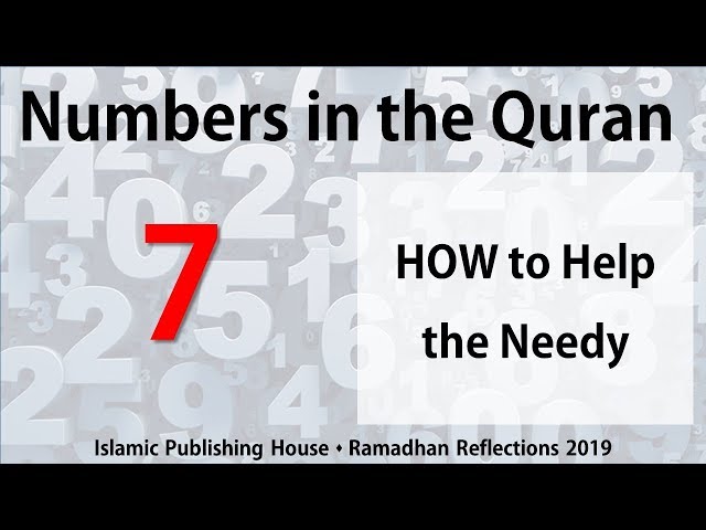 How to Help the Needy - Ramadhan Reflections 2019 [Day 7] - English