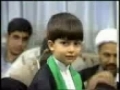 A Child gives Tribute to Imam Ali (A.S.) in presence of Ayatullah Khamenei - Persian