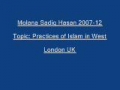 Sadiq Hasan Practices of Islam in West 2007 12 - Urdu