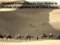Khutbaat-e-Imam Hussain (a.s) from Madina to Karbala 21 (suggestion to the Camel Riders) - Urdu